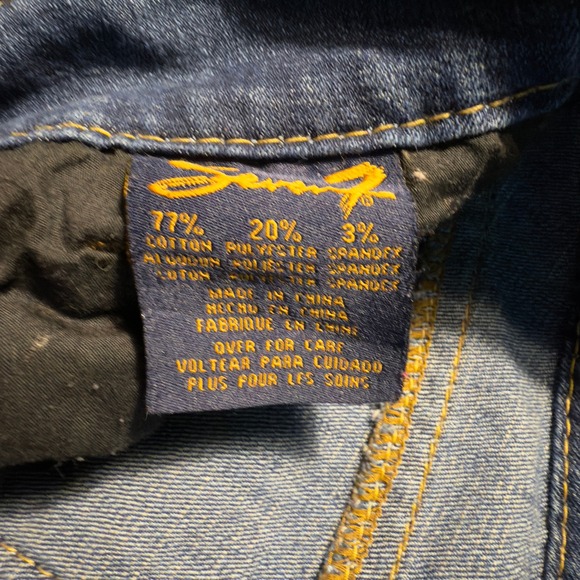 Seven7 Embellished Womens Jeans 30x28 Distressed‎ Denim Legging - Picture 3 of 9